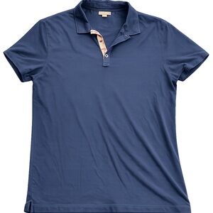 Burberry Dark Blue Polo Shirt
